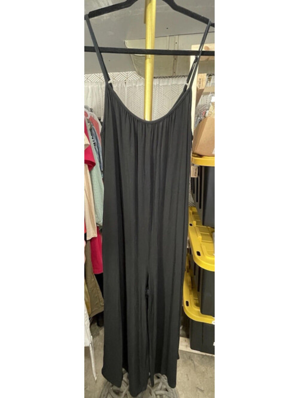 Z Supply Black Wide Leg Jumpsuit - Women's Size Medium Boho Comfort lounging